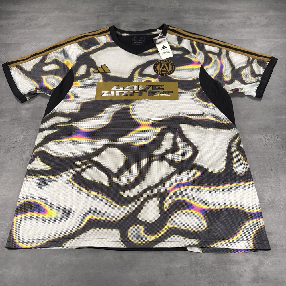 Adidas Atlanta United FC Jersey Pride Pabllo Vittar Kit XL Slim Fit Black‎ Holo